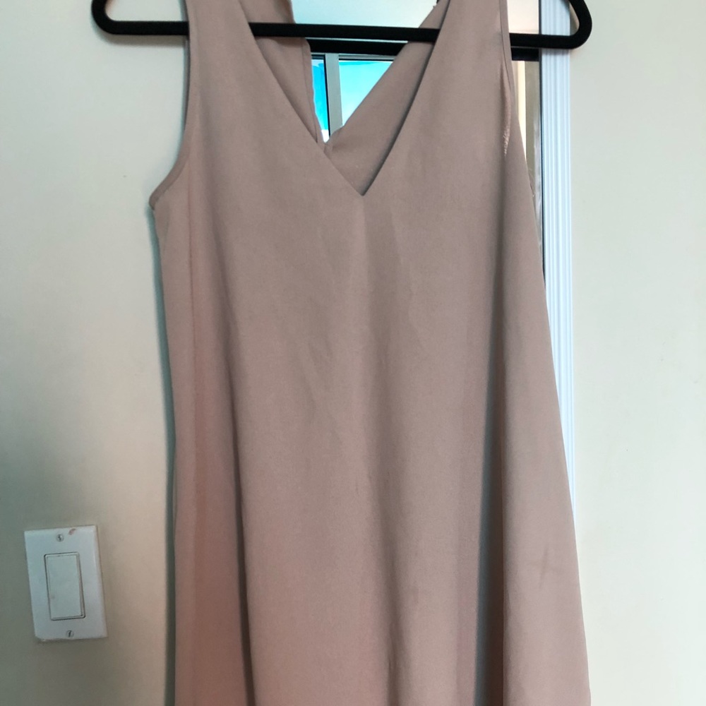 Tan party dress